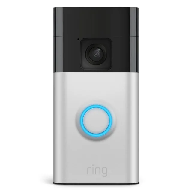 Ring Battery Video Doorbell i svart och silver